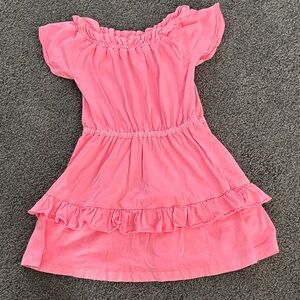 Crewcuts Pink Ruffle Casual Dress
